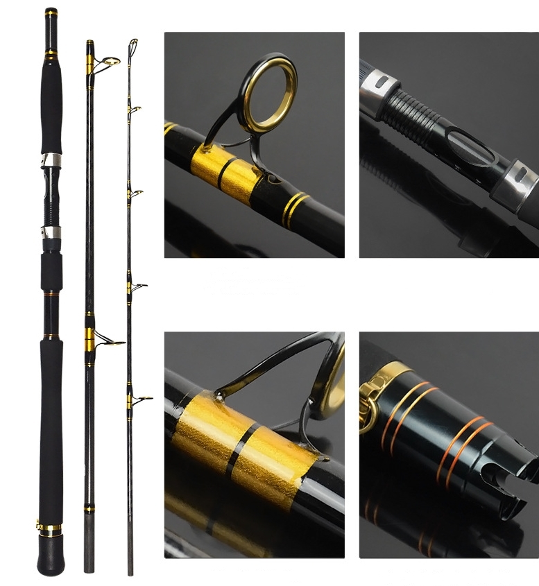 New Arrival Boat Fishing Rod Super Hard 2.1M 3 Sections