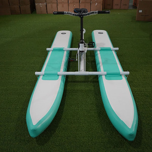 จักรยานน้ำเป่าลม PVC ลดราคาพิเศษ บอร์ดพายแบบพกพา เรือทนทาน อุปกรณ์กลางแจ้ง กีฬาทางน้ำสำหรับวันหยุด - Product Image 6