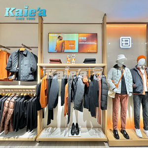 Người Đàn Ông Của Cửa Hàng Thiết Kế Nội Thất Biểu Tượng Tùy Chỉnh Kim Loại Màu Đen Quần Áo Giá Người Đàn Ông Phù Hợp Với Hiển Thị May Mặc Đứng Bán Lẻ Quần Áo Hiển Thị Giá - Product Image 2