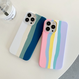 Đầy Màu sắc lỏng Silicone trường hợp TPU nhãn bảo vệ cho Apple 16pro 14pro 15 điện thoại di động bao gồm tất cả qua biên giới trường hợp - Product Image 2