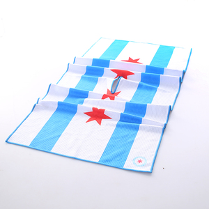 Gub — serviette <span class=keywords><strong>de</strong></span> <span class=keywords><strong>golf</strong></span> imprimée par sublimation, gaufre, <span class=keywords><strong>centre</strong></span> <span class=keywords><strong>de</strong></span> coupe, haute qualité - Product Image 3