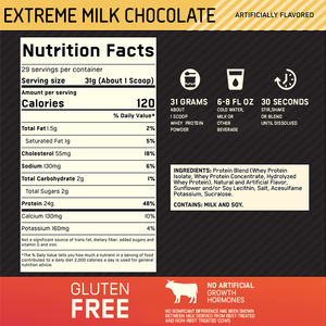 ミルクチョコレートフレーバーホエイプロテインパウダージムスポーツワークアウトマッスルゲインビルディングパウダー - Product Image 2