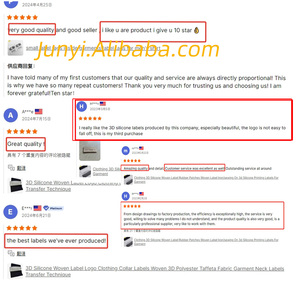 Tùy chỉnh 3D lớn lên Silicone nhãn nhiệt ép may nhãn dệt nhãn mềm mại và thân thiện với da cho quần áo - Product Image 6