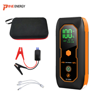 Démarreur de voiture portable 800A 12V, batterie externe, lumière LED, charge rapide USB pour voiture, moto, camion