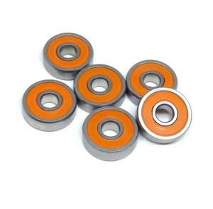 Cover in gomma arancione MR126-2RS in miniatura originale di fabbrica con cuscinetto a sfera 6*12*4mm ad alta velocità per lo skateboard - Product Image 6