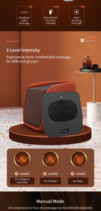 Tabouret de massage des pieds multifonctionnel avec coussin lombaire amovible, grattoir pour les pieds, vibration et chauffage, mobilier de maison - Product Image 3