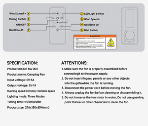 Nuevo Diseño <span class=keywords><strong>de</strong></span> Ventilador Portátil con Nebulizador para Acampar al Aire Libre - Solución para Fugas, Tanque <span class=keywords><strong>de</strong></span> 6L, <span class=keywords><strong>3</strong></span> Velocidades, Envío Rápido a Países <span class=keywords><strong>de</strong></span> ASEAN - Product Image 4