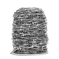 Nouvelle arrivée chaîne en acier inoxydable faite à la main 5mm PVD plaqué or croix connecter Style bricolage accessoires pour la fabrication de bijoux Anti