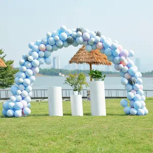 Arco de balões para comemoração, balões para festa de casamento, adereços de fundos, arco de círculo, suporte base para arco