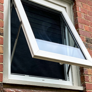 Fenêtres à profil bas en aluminium biseauté avec verre <span class=keywords><strong>anthracite</strong></span>, à ouverture par le haut, pour façades de bâtiments modernes - Product Image 3