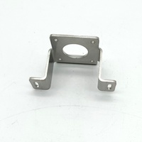 Fabrication de tôles métalliques par découpe laser et pliage manuel, support triangulaire personnalisé en acier inoxydable, estampage d'acier de qualité médicale JLF