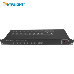 Amplificateur Répartiteur DMX512 à Isolation Optique 8 Voies KTR-8, Protection IP33, pour Éclairages de Scène Mobiles, Ampoules Halogènes 8000K RGB AC100-240V - Product Image 1