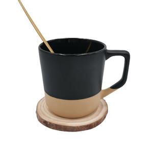 GZYSL-<span class=keywords><strong>taza</strong></span> de té de cerámica de dos colores, <span class=keywords><strong>taza</strong></span> de café de cerámica clásica, <span class=keywords><strong>mate</strong></span>, blanco y negro, personalizada de fábrica, al por mayor, nórdica - Product Image 3