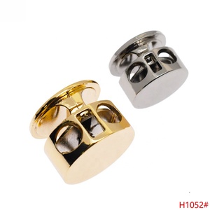 กระดุมห่วงเชือกโลหะสองรูปรับได้สำหรับกระเป๋าและสเวตเตอร์ - Product Image 3