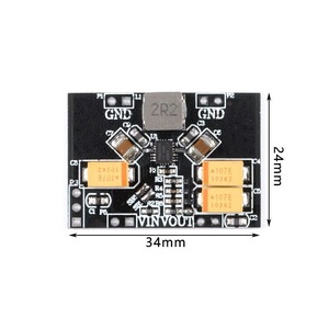 บอร์ดแปลงไฟ Tps63020 Dc Dc ขนาด 34x24 มม. ระบบบูสต์บัคแบบอัตโนมัติ ลดการกระเพื่อม สำหรับอุปกรณ์ที่ใช้พลังงานจากแบตเตอรี่ - Product Image 1