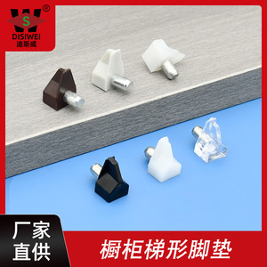 Soporte de estante Disiwei, soporte triangular de plástico de 5 mm para estantería de vidrio, accesorio de ferretería para gabinete - Product Image 5