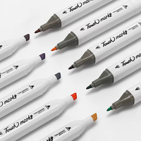 Vente en gros de marqueurs d'art à double pointe 12/18/24/36/48/60/80 couleurs, ensemble de croquis permanents à base d'alcool de qualité supérieure
