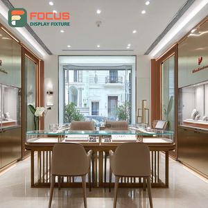 Custom Mall Jewelry Store Fixtures Tempered Glass Panel Jewelry Shop Showcase Cabinet - Product Image 2