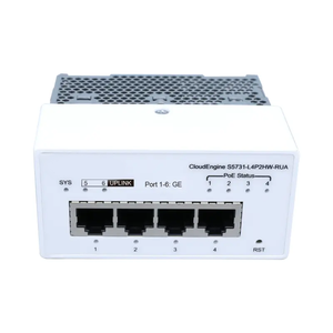 Commutateur réseau d'entreprise CloudEngine S5731-L4P2HW-RUA 98011766 avec 4 ports 10/100/1000BASE-T, PoE++, 2 ports GE hybrides, unité distante - Product Image 3