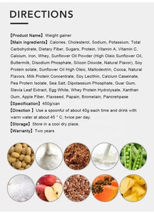 Bột Tăng Cân Bổ Sung Chăm Sóc Sức Khỏe Giá Thấp Bột Protein Whey Để Tăng Trưởng Cơ Bắp Bột Tăng Cân Tập Thể Dục - Product Image 6