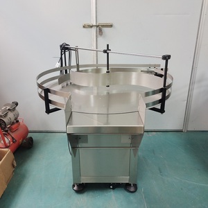 CE Recoger botellas Máquina colectora de botellas redondas Mesa de recolección para máquinas de etiquetado de llenado y tapado automático - Product Image 5