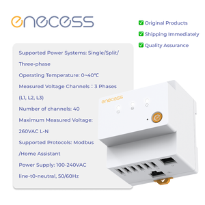 Monitor de Energía Monofásico/Bifásico/Trifásico | Más de 40 Canales | Para el hogar y EMS de uso comercial e industrial | Data Precisa a Nivel de Minutos | WiFi/LAN | API Modbus | Asistente Doméstico - Product Image 2
