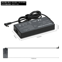 Produsen Charger Laptop Adaptor Daya AC 20V 7.5A 4.5*3.0mm Pin Biru 150W Charger Laptop untuk ROG TPN-DA09