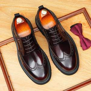 Chaussures élégantes pour hommes en cuir de veau, à enfiler, intérieur désodorisant, construction légère, soutien de la voûte plantaire, imperméables pour usage quotidien - Product Image 2