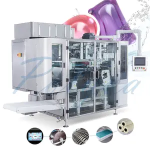 Polyva deterjan makinesi yüksek konsantre sıvı sabun yapma küçük kese dolum sızdırmazlık paketleme makinesi