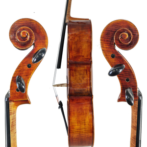 <span class=keywords><strong>Cello</strong></span> chuyên nghiệp chất lượng cao 4/4 làm thủ công, mặt gỗ vân sam, lưng và bên gỗ maple, sản xuất tại xưởng, hoàn toàn thủ công, chơi đàn piano cao cấp - Product Image 3