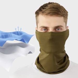 Vente en gros Masque facial en polyester spandex personnalisé élastique de refroidissement <span class=keywords><strong>cache</strong></span>-<span class=keywords><strong>cou</strong></span> solide noir tube vierge bandana sans couture - Product Image 3