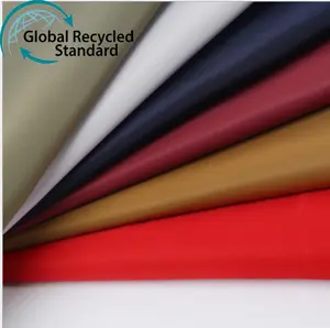 100% recycled polyester pongee fabric For luggage