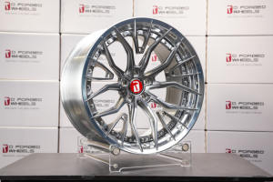 Новые двухсоставные кованые диски из алюминиевого сплава с сетчатым дизайном, 15-26 дюймов, PCD 5x114.3/112/130, гарантия 10 лет, хромированная отделка для Audi RR - Product Image 3