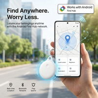 Mini traceur GPS Android intelligent anti-perte en plastique pour clés, portefeuille, animaux de compagnie, sac à dos, bagages