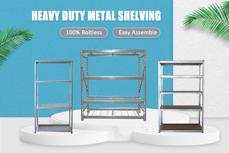 Light Duty Laboratory Storage Racks Galvanized 5 Tier Boltless Shelving Unit MDF
