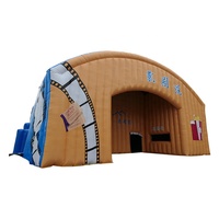 Écran de cinéma gonflable géant personnalisé, imperméable, durable, portable, facile à installer, tente dôme publicitaire, salle de sport en PVC