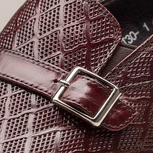 Chaussures de bureau pour hommes en cuir véritable de haute qualité, à lacets, à semelle épaisse, à motif à pois, antidérapantes et respirantes - Product Image 5