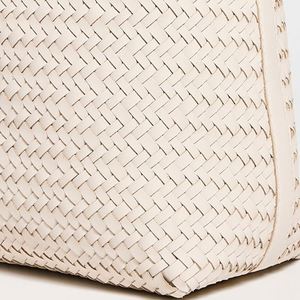 Bolsa de Mano de Cuero Vegano Personalizada de Alta Calidad, Bolsa de Compras y Viaje Abierta, para Mujer, Primavera/Invierno - Product Image 4