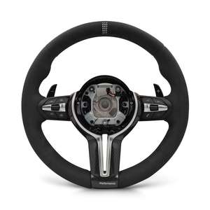 Volant complet en Alcantara Style CS pour <span class=keywords><strong>BMW</strong></span> F01 F10 F20 F21 F22 F25 F26 F30 F32 F36 M2 F87 <span class=keywords><strong>M3</strong></span> F80 M4 F82 F90 X5 F15 X6 F16 - Product Image 3