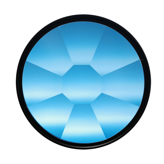 Film and Television Props 77MM8-side Photography Foreground Virtual Kaleidoscope Glass Prism SLR Accessory Filter