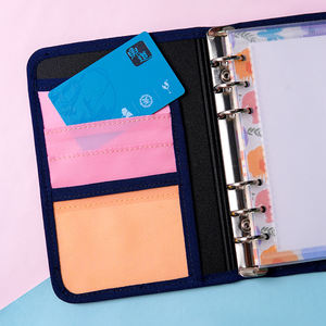 Custom in pelle Business Planner riunione ufficio porta carte con pizzi stampa pagine raccoglitore di <span class=keywords><strong>anelli</strong></span> Notebook - Product Image 4