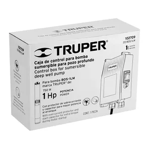BOX 1 Centralina di controllo per 1 pompa a proiettile HP, TRUPER - Product Image 3