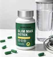 Approvisionnement direct usine : 30 Capsules Détox Slim Max – Complément Nettoyant Naturel à Base de Plantes pour Soutenir le Métabolisme – Complément Quotidien pour Adultes