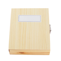 25pcs Selected Microscope Slides with Anatomy Samples in a Wooden Box