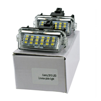 Ampoules de plaque d'immatriculation à LED pour Toyota CAMRY COROLLA YARIS PRIUS Contrôleur Canbus intégré
