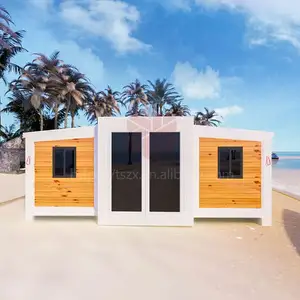 Extendable container maison house container 3 bedroom tiny house 2 bedroom 20ft 40ft foldable prefabricated container house