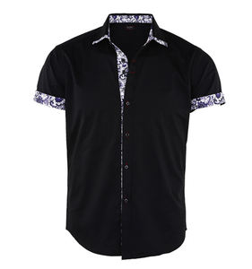 OEM/ODM 2022 Chemise <span class=keywords><strong>Faconnable</strong></span> De Grande Qualite Pour Homme D'af Últimos diseños de camisas casuales para hombres Camisas ajustadas para hombres - Product Image 4