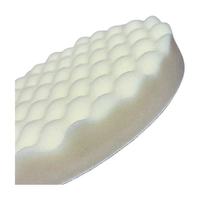 Éponge en mousse ondulée douce, tampon en mousse gaufré pour le polissage, le lustrage et le cirage, polisseuse de voiture