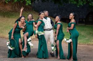 فستان سهرة أنيق بكتف واحد طويل وفاخر بتصميم حورية البحر للحفلات الراقية - Product Image 6