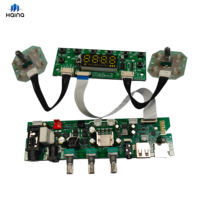 Kit complet d'amplificateur audio PCBA avec affichage numérique et prise micro pour l'assemblage de haut-parleurs portables